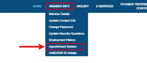 how to set appointment in sss for umid